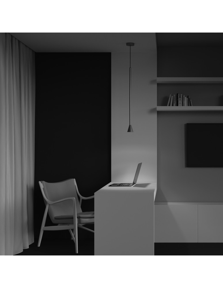 Single pendant lamps - Maytoni Arrow Pendant Lamp 1xGU10 40W Gold P064PL-01G - product kolory-swiatla.pl 6