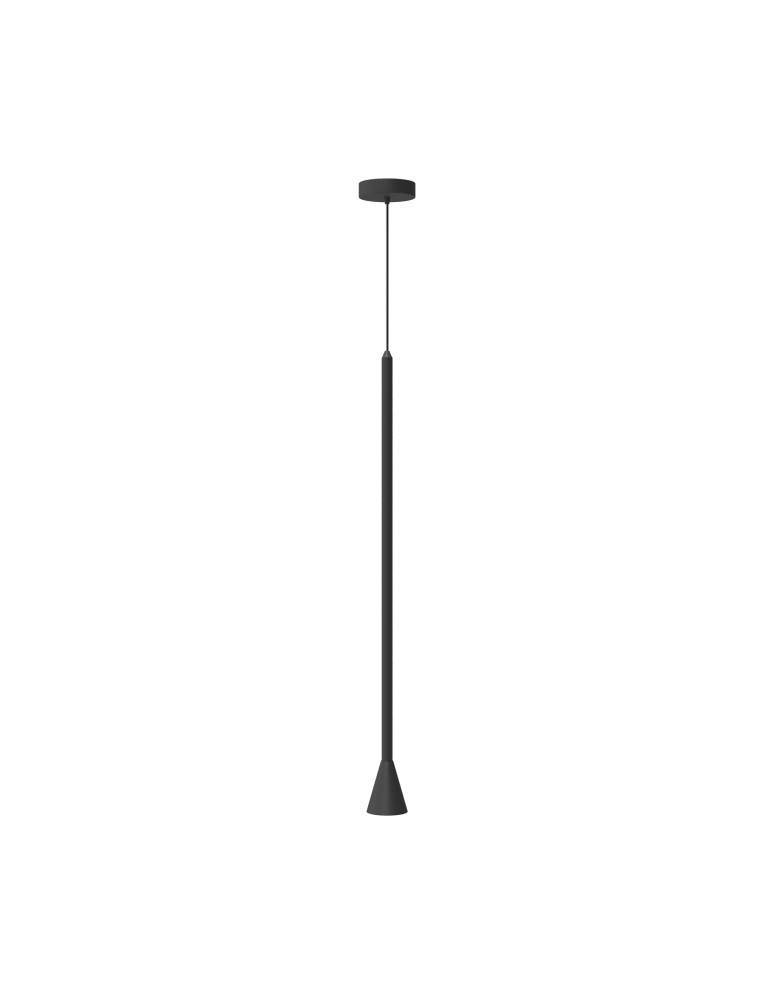 Single pendant lamps - Maytoni Arrow Pendant Lamp 1xGU10 40W Black P064PL-01B - product kolory-swiatla.pl 1