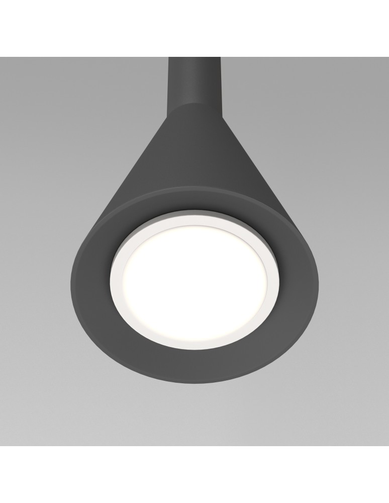 Single pendant lamps - Maytoni Arrow Pendant Lamp 1xGU10 40W Black P064PL-01B - product kolory-swiatla.pl 3