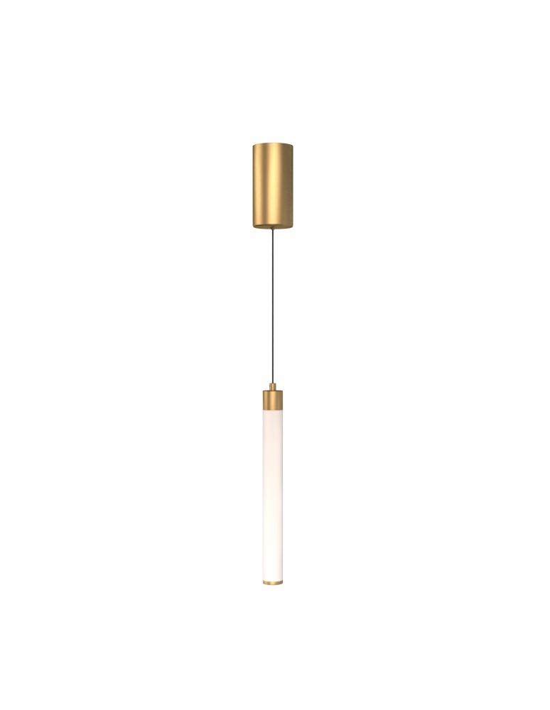 Single pendant lamps - Maytoni Ray LED Pendant Lamp 10W 1000lm 3000K Gold P022PL-L10MG3K. - product kolory-swiatla.pl 1