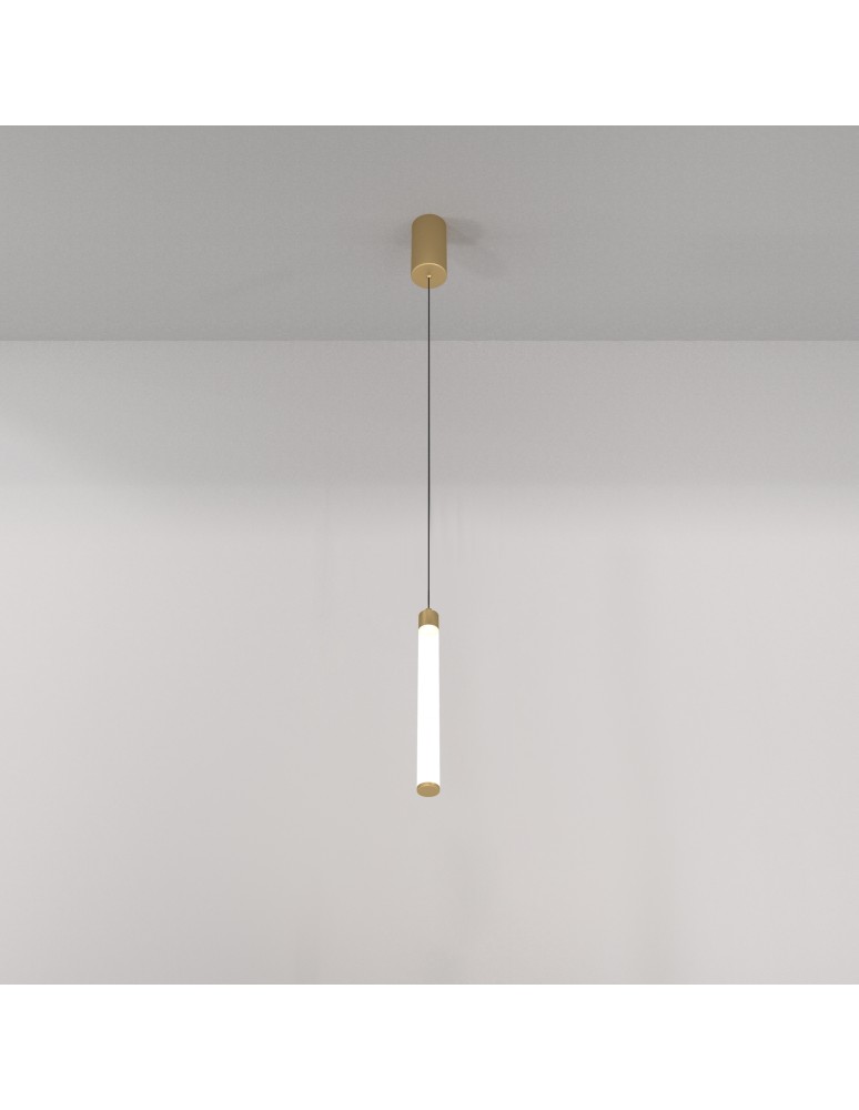 Single pendant lamps - Maytoni Ray LED Pendant Lamp 10W 1000lm 3000K Gold P022PL-L10MG3K. - product kolory-swiatla.pl 2