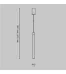 Single pendant lamps - Maytoni Ray LED Pendant Lamp 10W 1000lm 3000K Gold P022PL-L10MG3K. - product 4