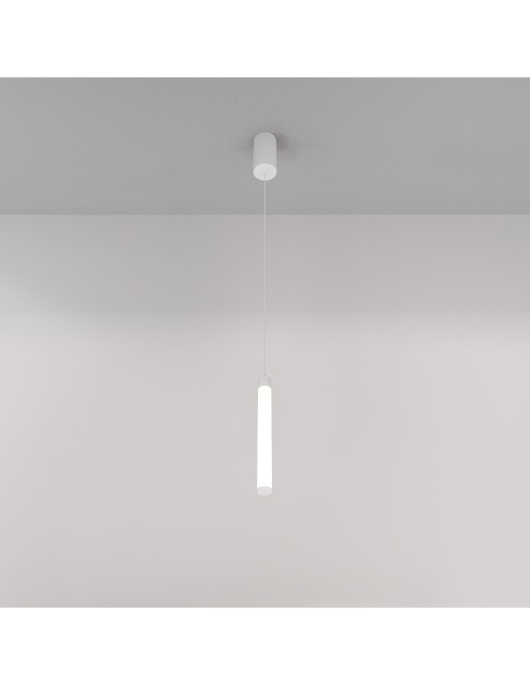 Single pendant lamps - Maytoni Ray LED Pendant Lamp 10W 1000lm 3000K White P022PL-L10W. - product kolory-swiatla.pl 2