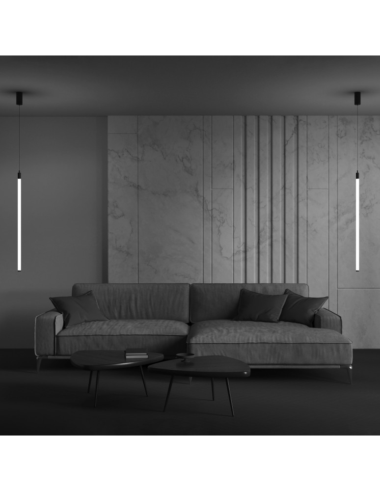 Single pendant lamps - Maytoni Ray LED Pendant Lamp 20W 2020lm 3000K Black P022PL-L20B3K. - product kolory-swiatla.pl 5