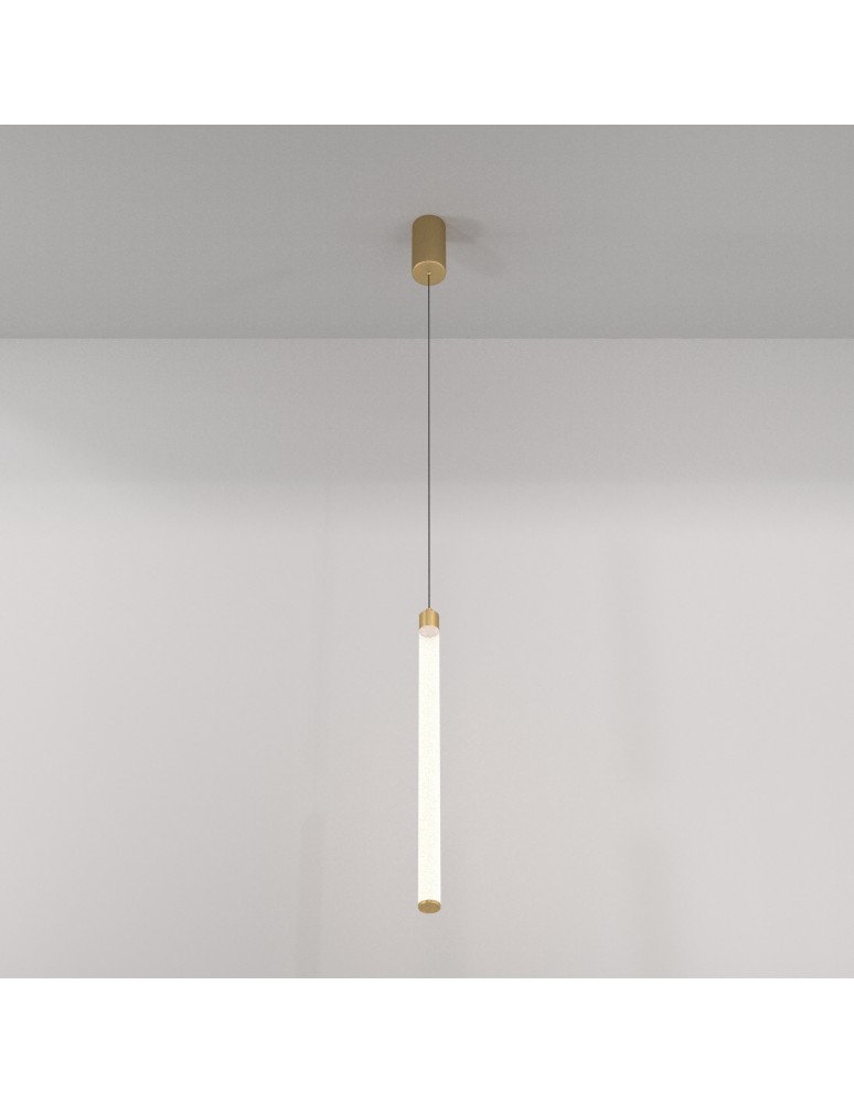 Single pendant lamps - Maytoni Ray LED Pendant Lamp 20W 2120lm 3000K Gold P022PL-L20G3K. - product kolory-swiatla.pl 2