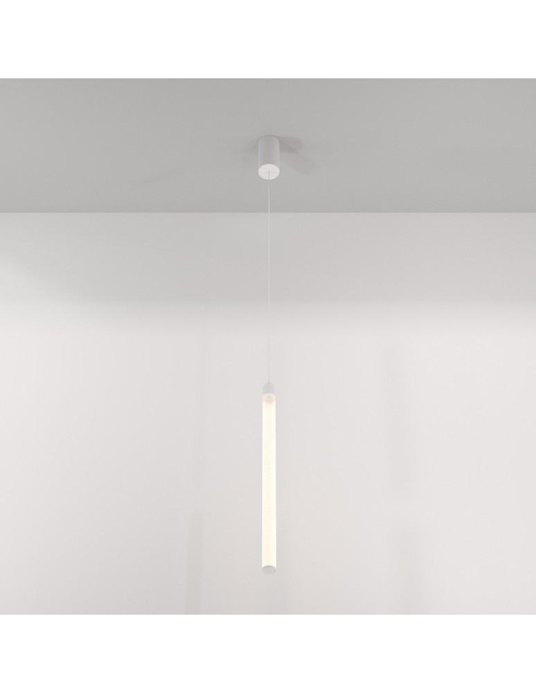 Single pendant lamps - Maytoni Ray LED Pendant Lamp 20W 2180lm 3000K White P022PL-L20W3K. - product kolory-swiatla.pl 2