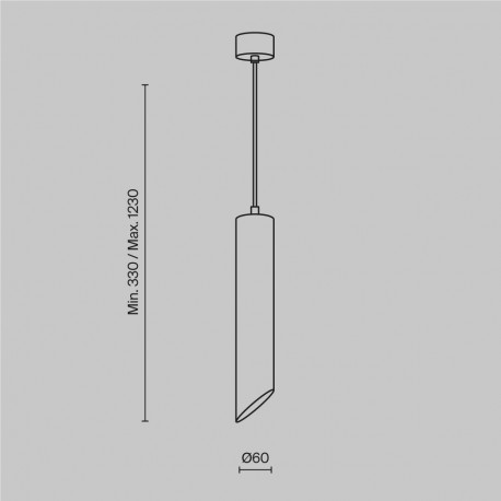 Maytoni Lipari Lampa Wisząca 1xGU10 12W Biały, Złoty P044PL-01-30GU10-W