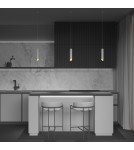 Single pendant lamps - Maytoni Lipari Pendant Lamp 1xGU10 12W White, Gold P044PL-01-40GU10-W. - product 5