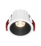 LED flush-mounted lamps - Maytoni Alfa LED Flush Mount 10W 450lm 3000K White, Black DL043-01-10W3K-D-RD-WB - product 1