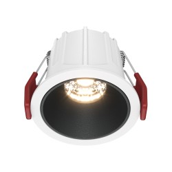 Maytoni Alfa LED Podtynkowa LED 10W 450lm 3000K Biały, Czarny DL043-01-10W3K-D-RD-WB