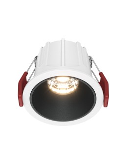 Maytoni Alfa LED Podtynkowa LED 10W 450lm 3000K Biały, Czarny DL043-01-10W3K-D-RD-WB