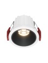 View Maytoni Alfa LED Flush Mount 10W 450lm 3000K White, Black DL043-01-10W3K-D-RD-WB