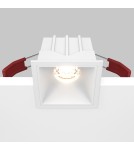 LED flush-mounted lamps - Maytoni Alfa LED Flush Mount 10W 500lm 3000K White DL043-01-10W3K-D-SQ-W - product 5