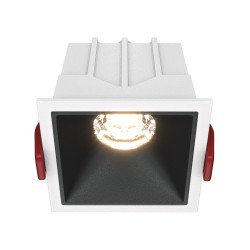 Maytoni Alfa LED Podtynkowa LED 10W 450lm 3000K Biały, Czarny DL043-01-10W3K-D-SQ-WB