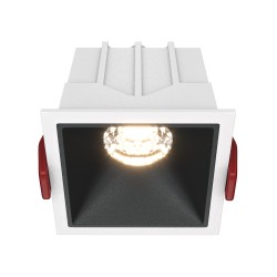 Maytoni Alfa LED Podtynkowa LED 10W 450lm 3000K Biały, Czarny DL043-01-10W3K-D-SQ-WB