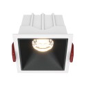 Maytoni Alfa LED Podtynkowa LED 10W 450lm 3000K Biały, Czarny DL043-01-10W3K-D-SQ-WB