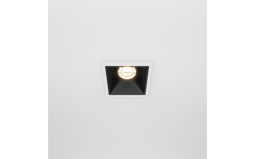 Maytoni Alfa LED Podtynkowa LED 10W 450lm 3000K Biały, Czarny DL043-01-10W3K-D-SQ-WB