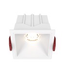 LED flush-mounted lamps - Maytoni Alfa LED Flush Mount 10W 500lm 3000K White DL043-01-10W3K-SQ-W - product 1