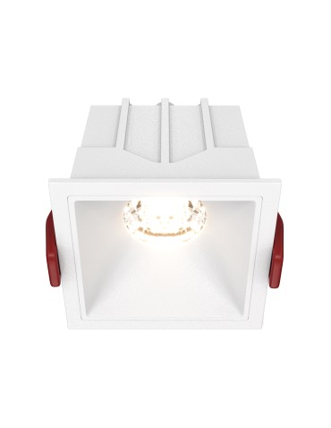 Maytoni Alfa LED Flush Mount 10W 500lm 3000K White DL043-01-10W3K-SQ-W