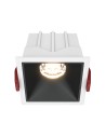 Maytoni Alfa LED Flush Mount 10W 450lm 3000K White, Black DL043-01-10W3K-SQ-WB