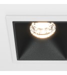 LED flush-mounted lamps - Maytoni Alfa LED Flush Mount 10W 450lm 3000K White, Black DL043-01-10W3K-SQ-WB - product 2