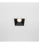 LED flush-mounted lamps - Maytoni Alfa LED Flush Mount 10W 450lm 3000K White, Black DL043-01-10W3K-SQ-WB - product 3