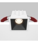 LED flush-mounted lamps - Maytoni Alfa LED Flush Mount 10W 450lm 3000K White, Black DL043-01-10W3K-SQ-WB - product 5