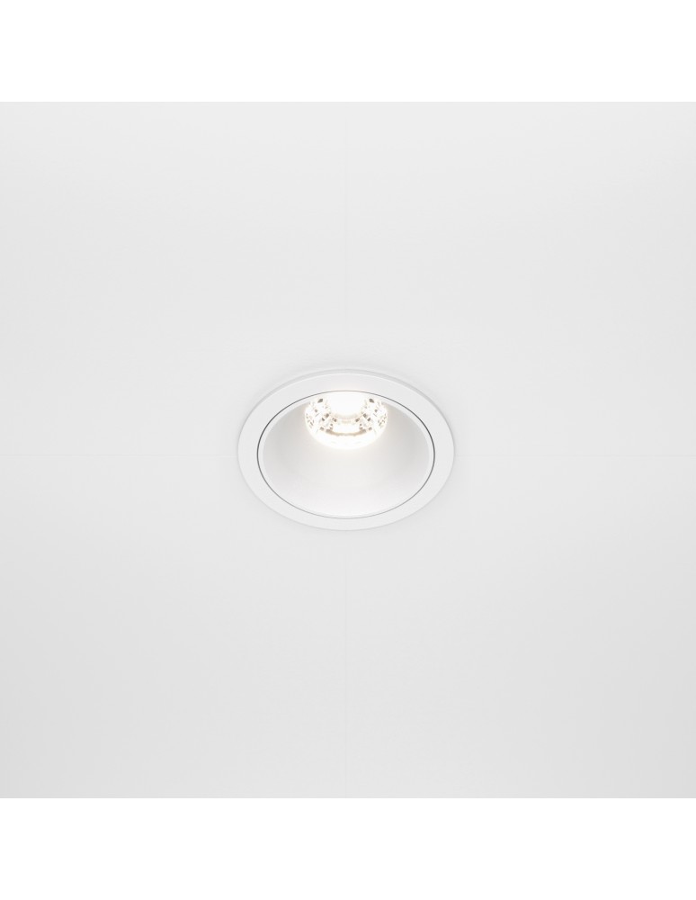 LED flush-mounted lamps - Maytoni Alfa LED Flush Mount 10W 550lm 4000K White DL043-01-10W4K-D-RD-W - product kolory-swiatla.pl 3