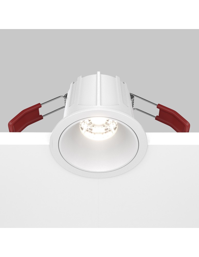 LED flush-mounted lamps - Maytoni Alfa LED Flush Mount 10W 550lm 4000K White DL043-01-10W4K-D-RD-W - product kolory-swiatla.pl 5