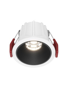 Maytoni Alfa LED Flush Mount 10W 500lm 4000K White, Black DL043-01-10W4K-D-RD-WB