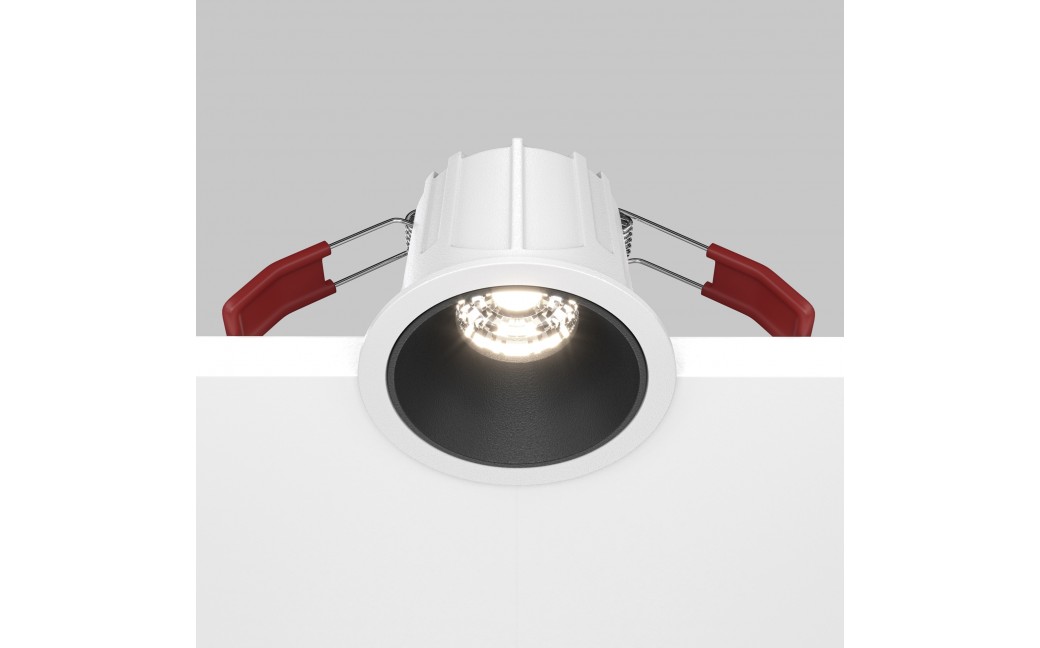 Maytoni Alfa LED Podtynkowa LED 10W 500lm 4000K Biały, Czarny DL043-01-10W4K-D-RD-WB