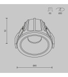LED flush-mounted lamps - Maytoni Alfa LED Flush Mount 10W 500lm 4000K White, Black DL043-01-10W4K-D-RD-WB - product 6