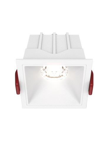 Maytoni Alfa LED Flush Mount 10W 550lm 4000K White DL043-01-10W4K-D-SQ-W