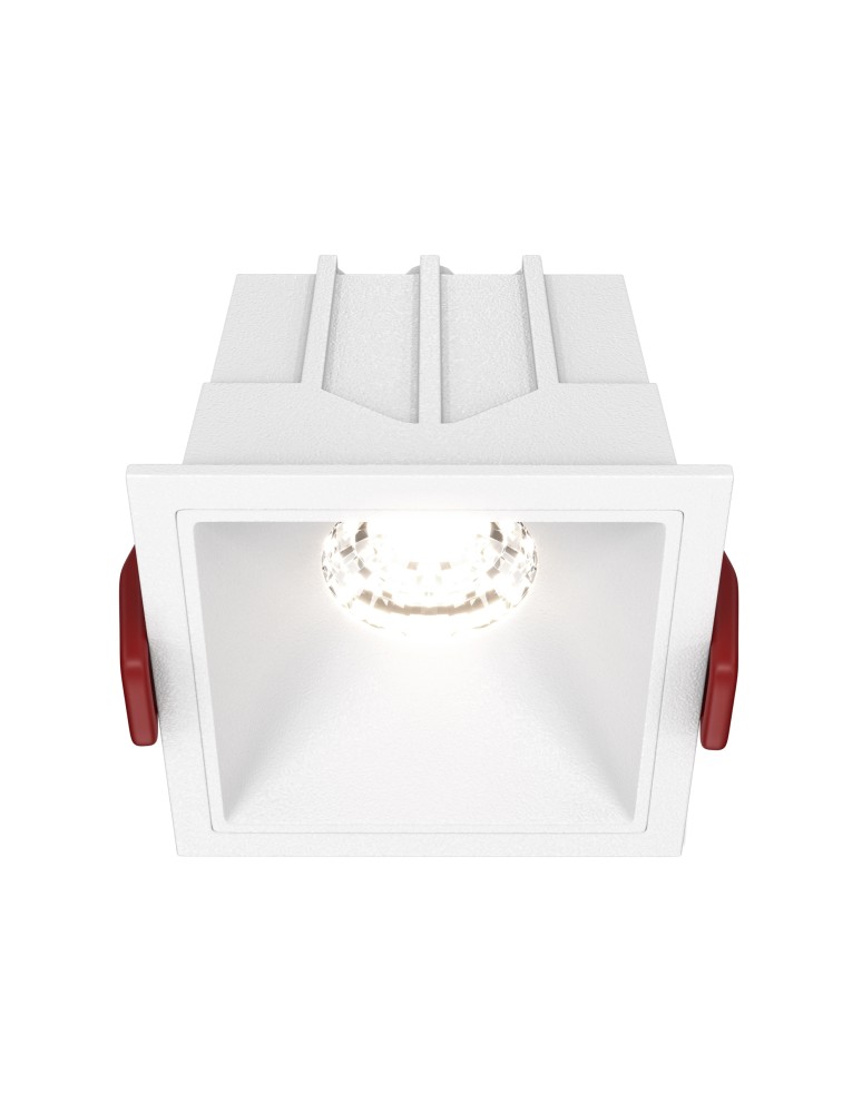 LED flush-mounted lamps - Maytoni Alfa LED Flush Mount 10W 550lm 4000K White DL043-01-10W4K-D-SQ-W - product kolory-swiatla.pl 1