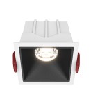 LED flush-mounted lamps - Maytoni Alfa LED Flush Mount 10W 500lm 4000K White, Black DL043-01-10W4K-D-SQ-WB - product 1
