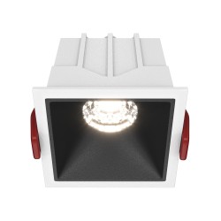 Maytoni Alfa LED Podtynkowa LED 10W 500lm 4000K Biały, Czarny DL043-01-10W4K-D-SQ-WB