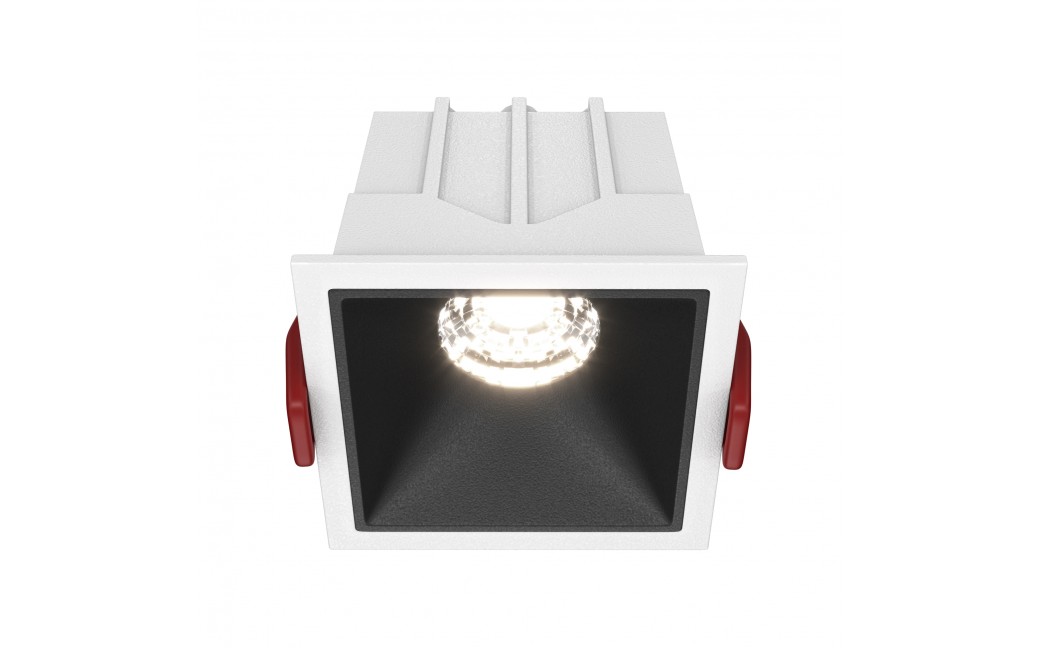 Maytoni Alfa LED Podtynkowa LED 10W 500lm 4000K Biały, Czarny DL043-01-10W4K-D-SQ-WB