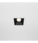 LED flush-mounted lamps - Maytoni Alfa LED Flush Mount 10W 500lm 4000K White, Black DL043-01-10W4K-D-SQ-WB - product 3