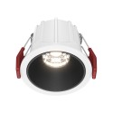 Maytoni Alfa LED Podtynkowa LED 10W 500lm 4000K Biały, Czarny DL043-01-10W4K-RD-WB