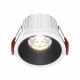 Maytoni Alfa LED Podtynkowa LED 15W 1050lm 3000K Biały, Czarny DL043-01-15W3K-D-RD-WB