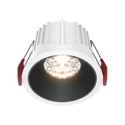 Maytoni Alfa LED Podtynkowa LED 15W 1050lm 3000K Biały, Czarny DL043-01-15W3K-D-RD-WB