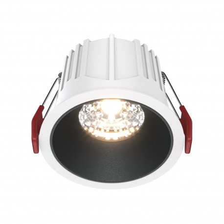 Maytoni Alfa LED Podtynkowa LED 15W 1050lm 3000K Biały, Czarny DL043-01-15W3K-D-RD-WB