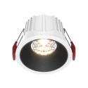 Maytoni Alfa LED Podtynkowa LED 15W 1050lm 3000K Biały, Czarny DL043-01-15W3K-D-RD-WB