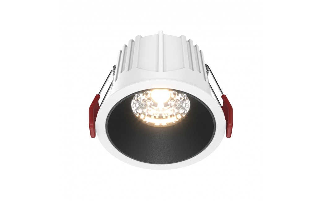 Maytoni Alfa LED Podtynkowa LED 15W 1050lm 3000K Biały, Czarny DL043-01-15W3K-D-RD-WB