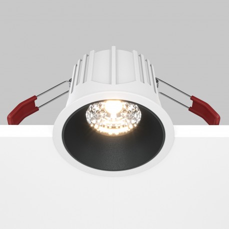 Maytoni Alfa LED Podtynkowa LED 15W 1050lm 3000K Biały, Czarny DL043-01-15W3K-D-RD-WB