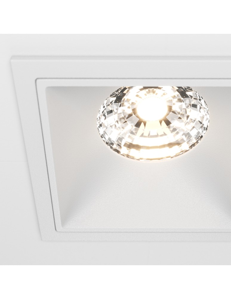 LED flush-mounted lamps - Maytoni Alfa LED Flush Mount LED 15W 1150lm 3000K White DL043-01-15W3K-D-SQ-W - product kolory-swiatla.pl 2