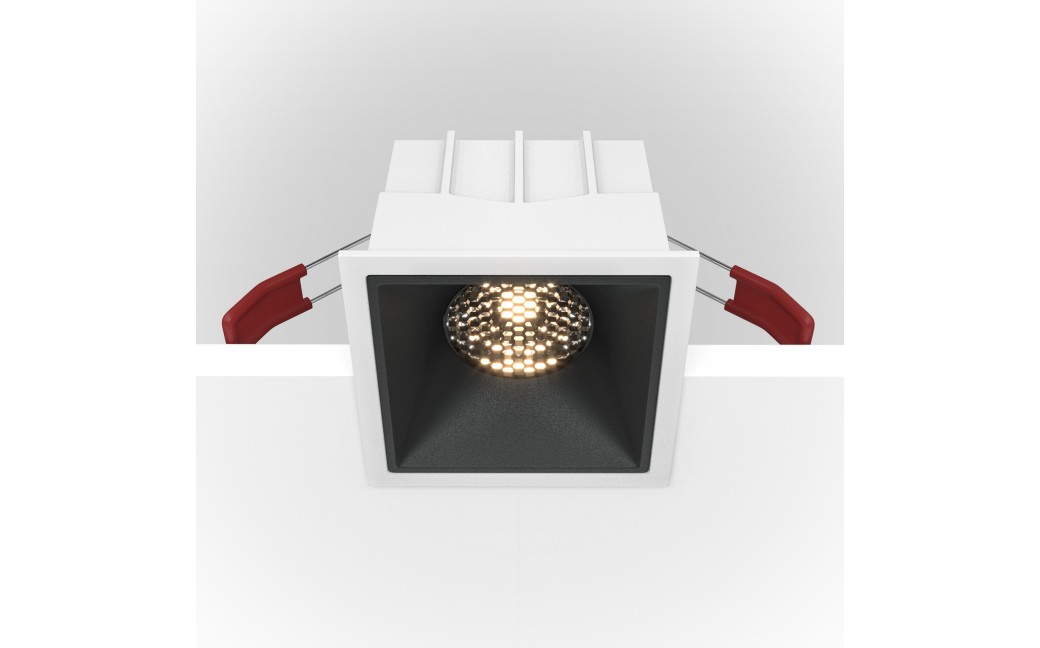 Maytoni Alfa LED Podtynkowa LED 15W 1050lm 3000K Biały, Czarny DL043-01-15W3K-D-SQ-WB