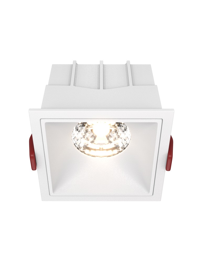 LED flush-mounted lamps - Maytoni Alfa LED Flush Mount LED 15W 1150lm 3000K White DL043-01-15W3K-SQ-W - product kolory-swiatla.pl 1