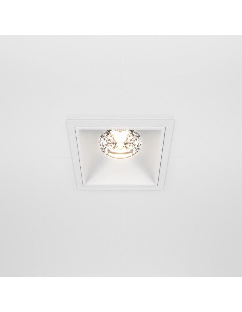 LED flush-mounted lamps - Maytoni Alfa LED Flush Mount LED 15W 1150lm 3000K White DL043-01-15W3K-SQ-W - product kolory-swiatla.pl 3