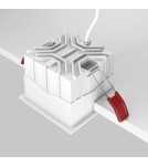 LED flush-mounted lamps - Maytoni Alfa LED Flush Mount LED 15W 1150lm 3000K White DL043-01-15W3K-SQ-W - product 4